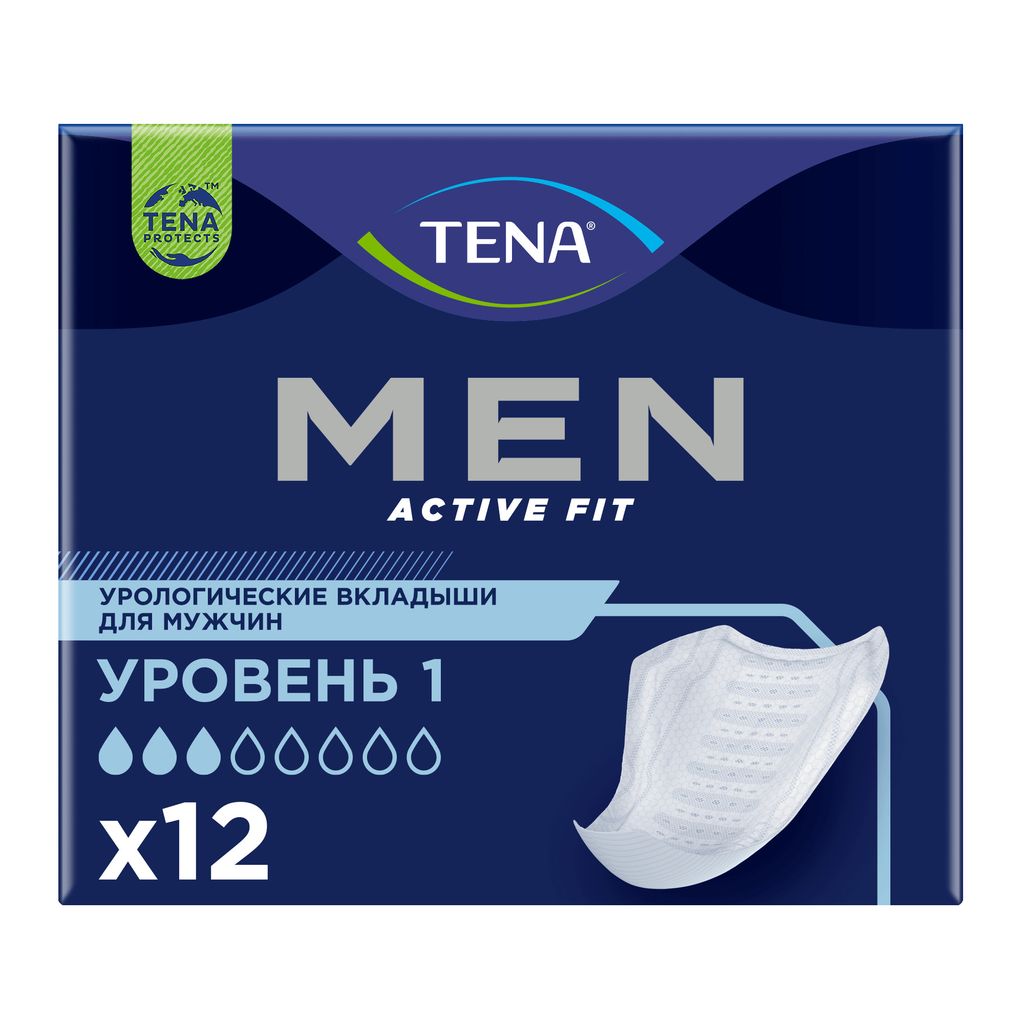 фото упаковки Tena Men вкладыши урологические уровень 1