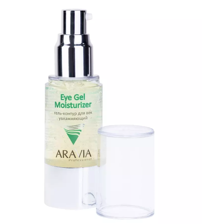 фото упаковки Aravia Professional Eye Gel Moisturizer Гель-контур для век, крем для век, увлажняющий, 30 мл, 1 шт. фото упаковки Aravia Professional Eye Gel Moisturizer Гель-контур для век