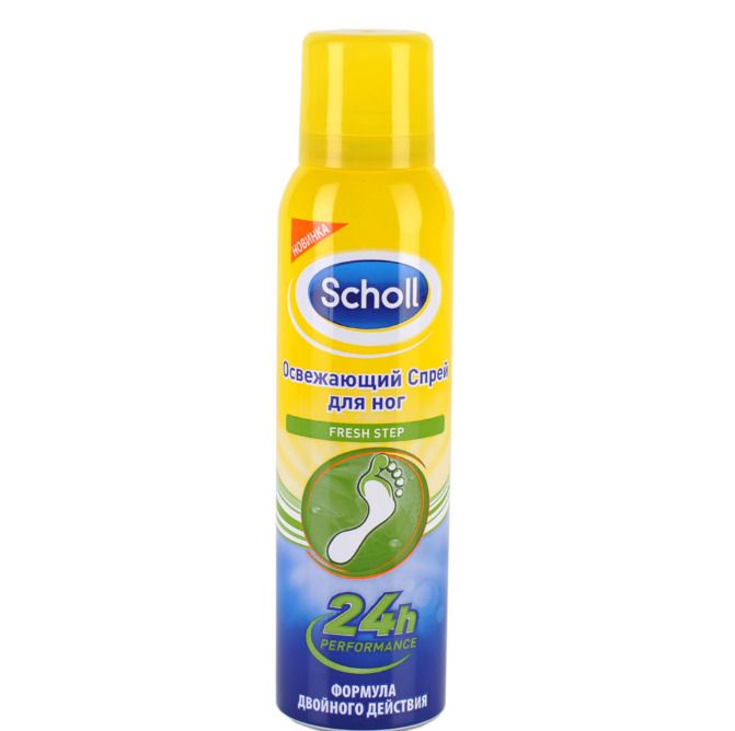 фото упаковки Scholl Fresh Step Спрей-дезодорант для ног