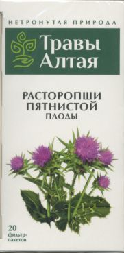 фото упаковки Травы Алтая Расторопши пятнистой плоды