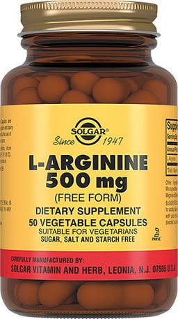 Solgar L-Аргинин 500 мг