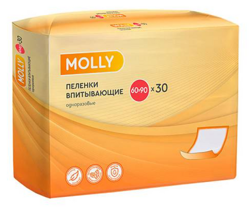 Molly Пеленки медицинские, 60х90 см, 30 шт.