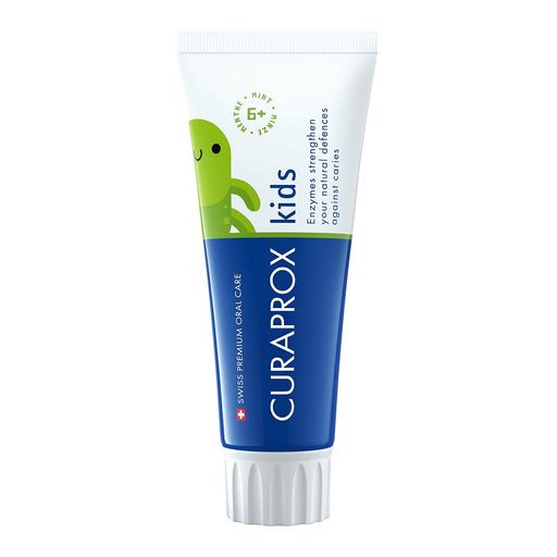 Curaprox Kids Зубная паста, для детей старше 6 лет, мята, 60 мл, 1 шт.