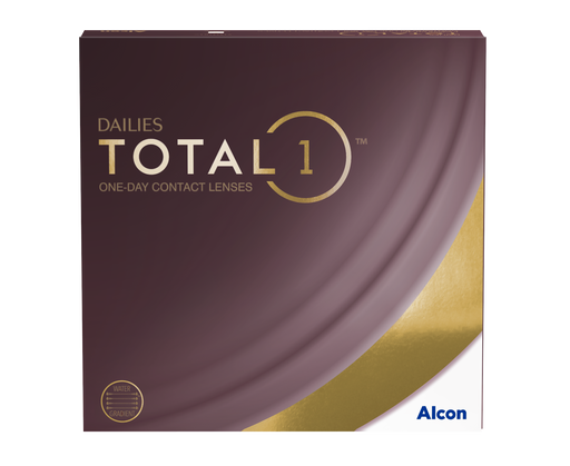 Alcon Dailies Total 1 однодневные водоградиентные, BC=8.5 d=14.1, D(-8.50), 90 шт.